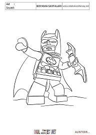 lego-batman boyama sayfaları